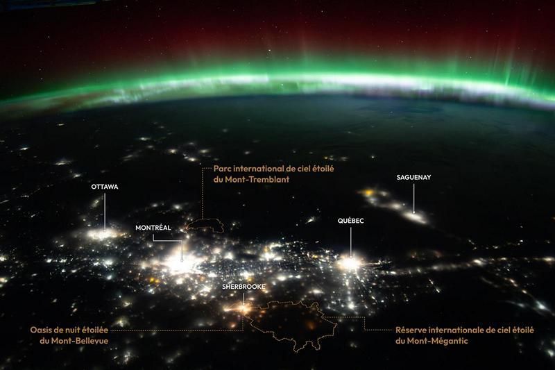 Des résultats visibles de l’espace : des étoiles qui brillent… Grâce aux efforts humains